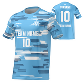 Flight Jersey Glitch - Sky Blue